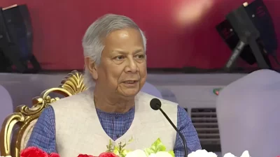 অন্তর্বর্তী সরকারের প্রধান উপদেষ্টা ড. মুহাম্মদ ইউনূস