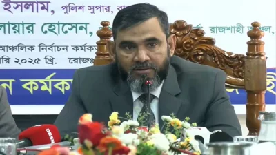 নির্বাচন কমিশনার (ইসি) ব্রিগেডিয়ার জেনারেল (অব.) আবুল ফজল মো. সানাউল্লাহ