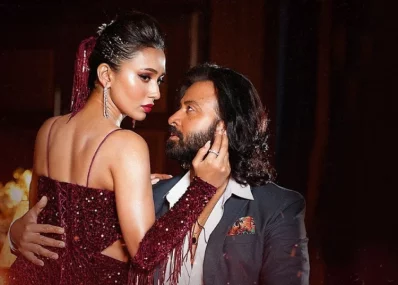 ‘দুষ্টু কোকিল’ গানের দৃশ্যে শাকিব খান ও মিমি চক্রবর্তী। ছবি: সংগৃহীত