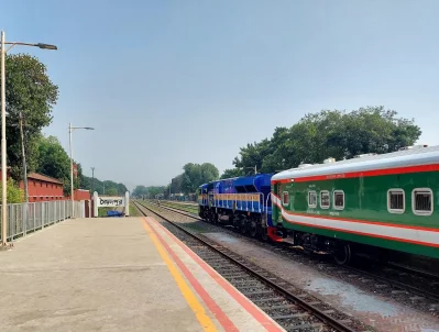 সৈয়দপুর রেলওয়ে স্টেশন। ছবি: ইত্তেফাক 