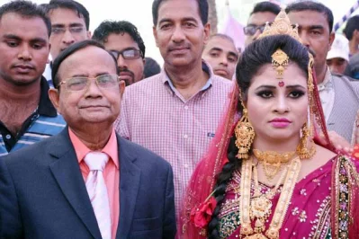 মুজিবুল হক ও তার স্ত্রী