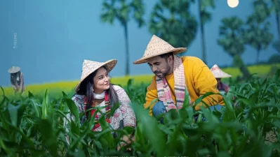 &lsquo;মন দুয়ারী&rsquo; নাটকে জিয়াউল ফারুক অপূর্ব ও নাজনীন নিহা। ছবি: সংগৃহীত