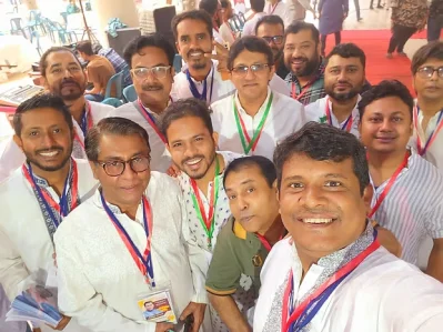 উৎসবমূখর পরিবেশে নির্বাচন অনুষ্ঠিত হয়। ছবি: ফেসবুক