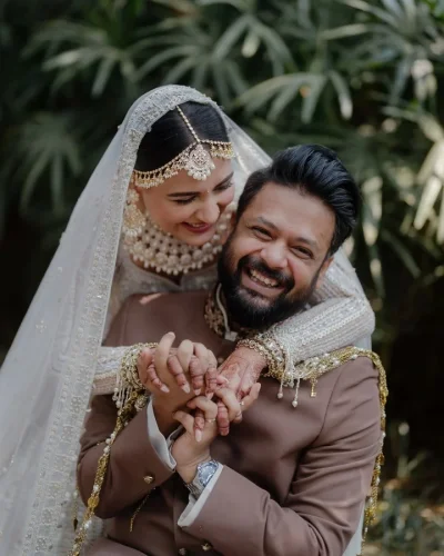 ১৩ বছরের প্রেমকে পরিণয়ে রূপ দিলেন মেহজাবীন চৌধুরী ও আদনান আল রাজীব দম্পতি। ছবি: ফেসবুক