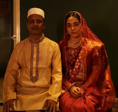 &lsquo;আমলনামা&rsquo; সিনেমায় কামরুজ্জামান কামু ও তমা মির্জা। ছবি: সংগৃহীত