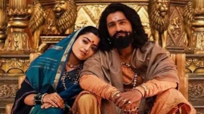 &lsquo;ছাবা&rsquo; সিনেমার দৃশ্যে রাশমিকা মান্দানা ও ভিকি কৌশল। ছবি: সংগৃহীত