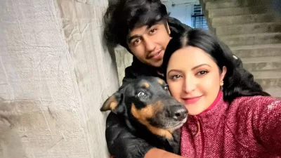 চিত্রনায়িকা পরীমণি ও তরুণ গায়ক শেখ সাদী। ছবি: সংগৃহীত