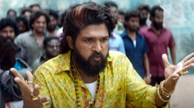 ‘পুষ্পা ২’ সিনেমায় আল্লু অর্জুন। ছবি: সংগৃহীত