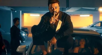 ‘বরবাদ’ সিনেমার দৃশ্যে শাকিব খান। ছবি: সংগৃহীত