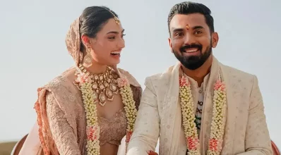 বলিউড অভিনেত্রী আথিয়া শেঠি ও তার স্বামী ভারতীয় ক্রিকেটার লোকেশ রাহুল। ছবি: সংগৃহীত