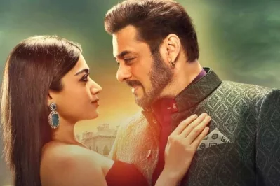 &lsquo;সিকান্দার&rsquo; সিনেমায় রাশমিকা মান্দানা ও সালমান খান। ছবি: সংগৃহীত