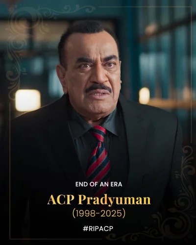 সনি এন্টারটেইনমেন্টের পক্ষ থেকে এসিপি প্রদ্যুমনের বিদায়ের খবর প্রকাশ করা হয়। ছবি: সংগৃহীত