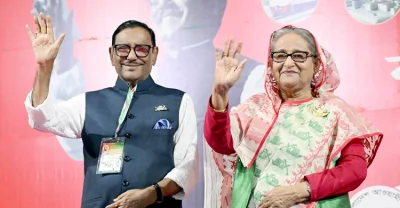 শেখ হাসিনা ও ওবায়দুল কাদের