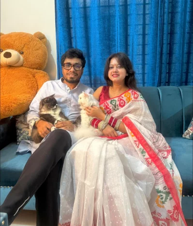 অভিনেতা জামিল হোসেন ও অভিনেত্রী মুনমুন আহমেদ মুন দম্পতি। ছবি: সংগৃহীত