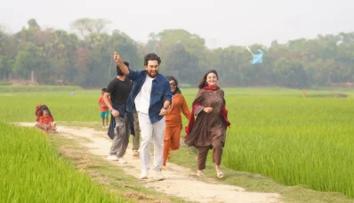&lsquo;মেঘের বৃষ্টি&rsquo; নাটকের দৃশ্য। ছবি: সংগৃহীত