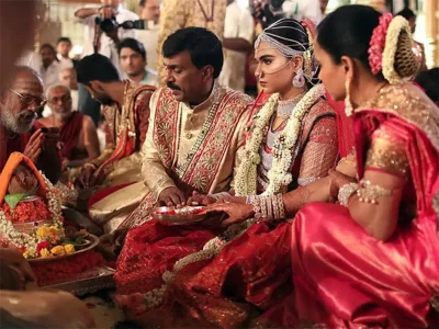 মেয়ের বিয়ের মণ্ডপে জনার্ধন রেড্ডি