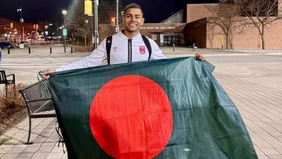 কানাডা প্রবাসী ফুটবলার সামিত সোম। 