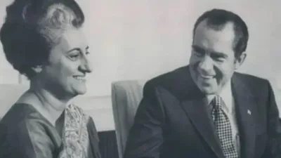 ইন্দিরা গান্ধী ও রিচার্ড নিক্সন