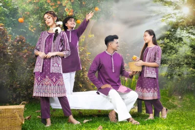 &lsquo;রুটস অব এ্যালিগ্যান্স&rsquo; থিমে সারা&rsquo;র বাহারি ঈদ পোশাক