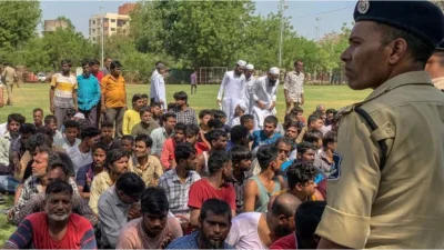 ভারতে এর আগে ১ হাজারেরও বেশি বাংলাদেশী অভিবাসীকে আটকের দাবি করে দেশটির পুলিশ। ছবি: সংগৃহিত