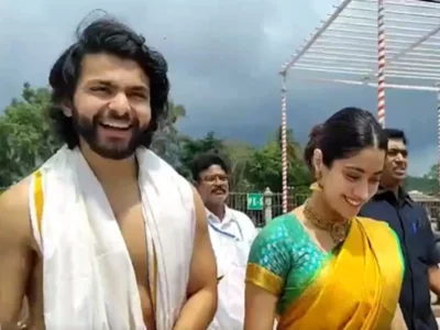 প্রেমিক শিখর পাহাড়িয়ার সঙ্গে জাহ্নবী