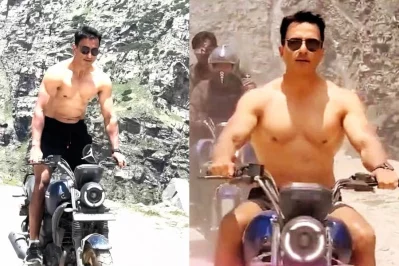 ভাইরাল ভিডিওতে দেখা যায় হিমাচল প্রদেশের পাহাড়ের তলদেশে খালি গায়ে হেলমেট ছাড়াই বাইক চালাচ্ছেন সোনু। ছবি: সংগৃহীত