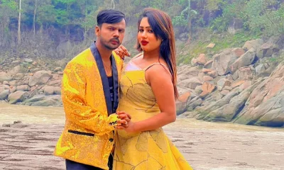 হিরো আলম ও রিয়ামণি। ছবি: সংগৃহীত