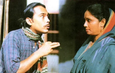 টেলিভিশন ধারাবাহিক &lsquo;সংশপ্তক&rsquo;-এ ফেরদৌসী মজুমদারের সঙ্গে হুমায়ুন ফরীদি। ছবি: সংগৃহীত