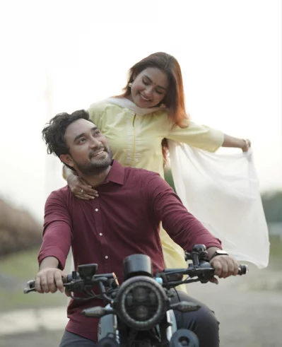 &lsquo;তবুও মন&rsquo; নাটকে জোভান ও তটিনী। ছবি: সংগৃহীত