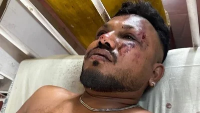 হাসপাতালে ভর্তি করা হয়েছে বিশ্বাস কুমার রমেশকে। ছবি: সংগৃহীত