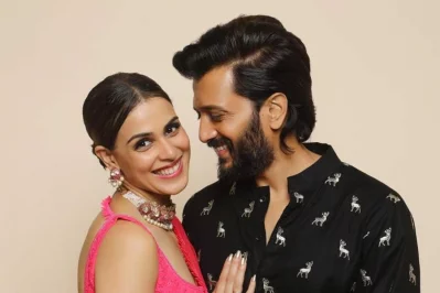 রীতেশ দেশমুখ ও জেনেলিয়া ডি’সুজা। ছবি: সংগৃহীত