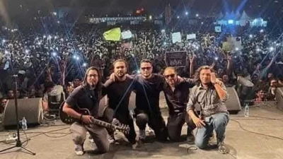 ‘অ্যাশেজ’ ব্যান্ডের সদস্যরা। ছবি: সংগৃহীত