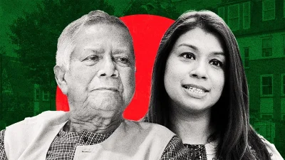 প্রধান উপদেষ্টা ড. মুহাম্মদ ইউনূস ও যুক্তরাজ্যের বর্তমান সংসদ সদস্য টিউলিপ সিদ্দিক