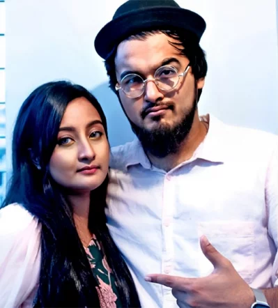 নোবেল ও প্রথম স্ত্রী সালসাবিল। ছবি: সংগৃহীত