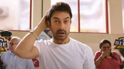 &lsquo;সিতারে জামিন পার&rsquo; ছবির দৃশ্যে আমির খান। ছবি: সংগৃহীত