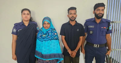 অপহরণকারী চক্রের সদস্য সুমি ও ইয়াসিন। ছবি সংগৃহীত