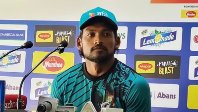 সদ্য বিদায়ী টেস্ট অধিনায়ক নাজমুল হোসেন শান্ত। 