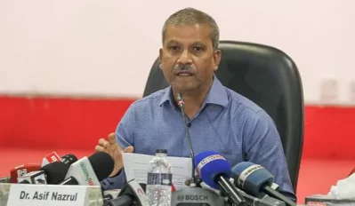 আইন উপদেষ্টা অধ্যাপক আসিফ নজরুল।