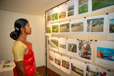 কর্মশালা শেষে পাইলট পর্যায়ে সম্পাদিত কাজের উপর আলোকচিত্র প্রদর্শনীর আয়োজন করা হয়। ছবি: সংগৃহীত