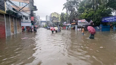 ফেনীতে রেকর্ড পরিমাণ বৃষ্টি, বিপৎসীমার ওপরে মুহুরী ও সিলোনিয়া নদীর পানি