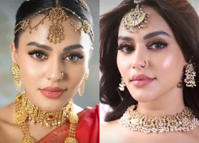 নুসরাত ফারিয়া। কোলাজ: ইত্তেফাক