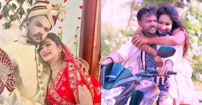 হিরো আলম ও রিয়া মনি। ছবি: সংগৃহীত