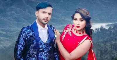 হিরো আলম ও রিয়া মনি। ছবি: সংগৃহীত