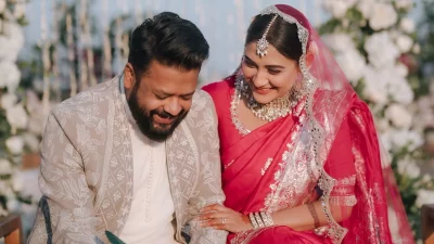 মেহজাবীন চৌধুরী ও আদনান আল রাজীব। ছবি: সংগৃহীত