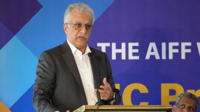 এএফসির রাষ্ট্রপতি Dhaka াকা আসেন