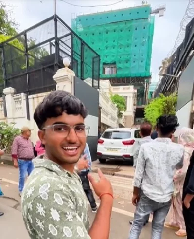 সোশ্যাল মিডিয়া ইনফ্লুয়েন্সার শুভম প্রজাপত। ছবি: ভিডিও থেকে
