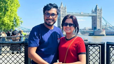 জামিল হোসেন ও মুনমুন আহমেদ মুন। ছবি: সংগৃহীত