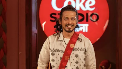 কোক স্টুডিও বাংলার মিউজিক কিউরেটর গায়ক-সুরকার শায়ান চৌধুরী অর্ণব। ছবি: সংগৃহীত