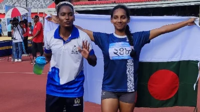 শেরিন 20 মিটার দূরে রেসটি শেষ করতে অক্ষম ছিল এবং ইমরানর রেসটি শেষ করতে অক্ষম ছিল