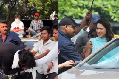 &lsquo;পতি পত্নী অউর ওহ-টু&rsquo;র শুটিং সেটে স্থানীয়দের সঙ্গে কলাকুশলীদের হাতাহাতির দৃশ্য। ছবি: সংগৃহীত